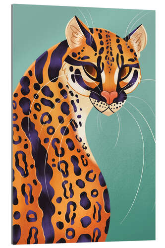 Gallery print ocelot portait