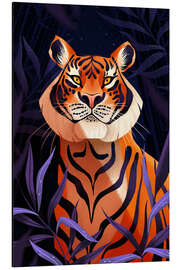 Magnettafel Tiger Porträt