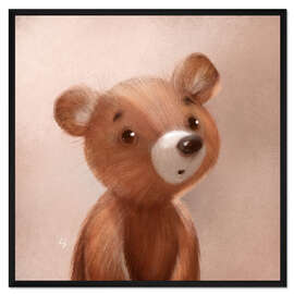 Gerahmter Kunstdruck Bärchen