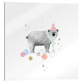 Gallery print Christmas Polar Bear