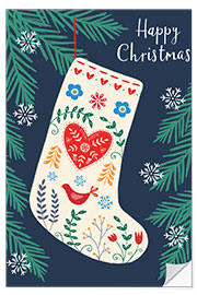 Sisustustarra Christmas sock
