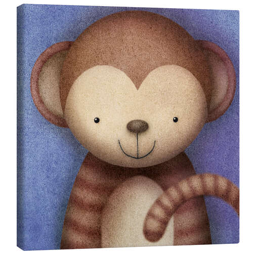 Tableau sur toile Monkey child Mimi