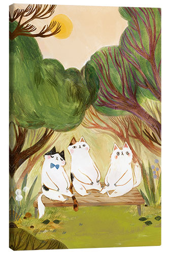 Canvas print Blissful Rest Illustration