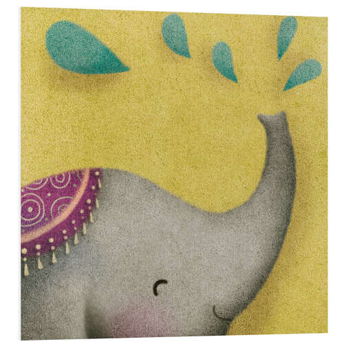 Foam board print Baby elephant lui