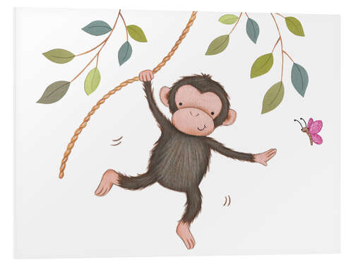 Tableau en PVC little flying monkey