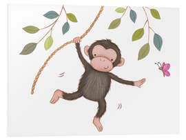 Tableau en PVC little flying monkey