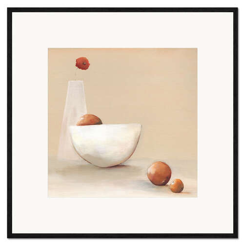 Impresión de arte enmarcada still life one