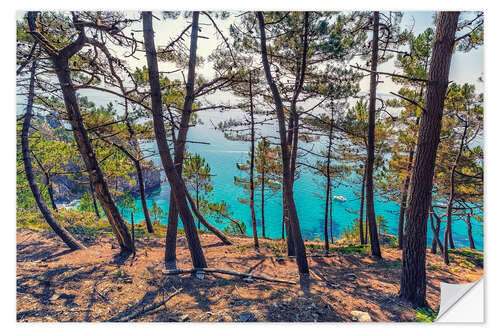 Naklejka na ścianę French Brittany Coastline