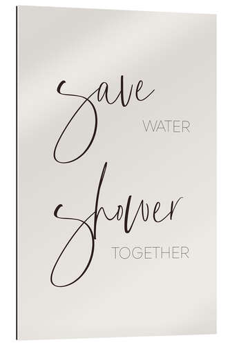 Gallery print Save water - shower together