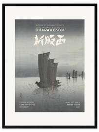 Ingelijste kunstdruk Fishing Boats – Winter Season, 2007