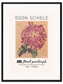 Framed art print Floral Paintings – Chrysanthemum, 1910 I