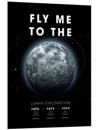 Bilde på skumplate Fly me to the moon - Lunar exploration