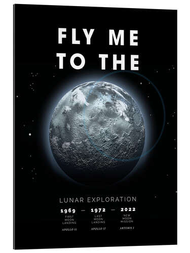 Gallery print Fly me to the moon - Lunar exploration