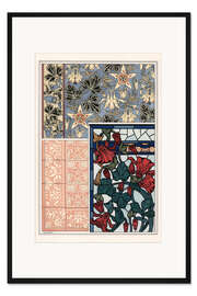 Gerahmter Kunstdruck Akelei