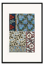 Gerahmter Kunstdruck Immergrün (Periwinkle)