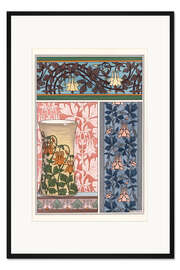 Gerahmter Kunstdruck Akelei, Aquilegia vulgaris I