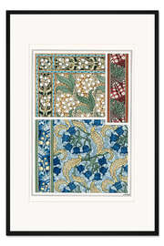 Gerahmter Kunstdruck Maiglöckchen, Convallaria majalis