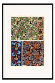 Gerahmter Kunstdruck Flaschenkürbis