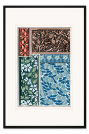 Gerahmter Kunstdruck Kleines Immergrün