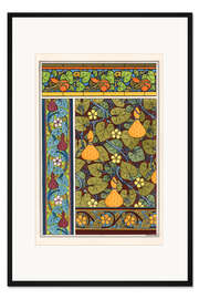 Gerahmter Kunstdruck Flaschenkürbis II