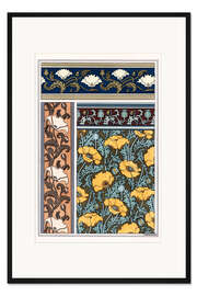 Gerahmter Kunstdruck Schlafmohn, Papaver somniferum