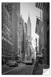 Selvklæbende plakat Chrysler Building in Manhattan, New York City, USA