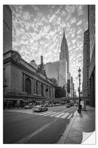 Wandsticker Chrysler Building und Grand Central