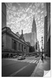 Sticker mural Chrysler Building and Grand Central