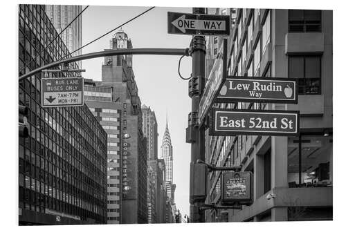 Cuadro de PVC Street intersection in Midtown Manhattan