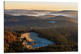 Aluminiumsbilde View from the Feldberg over the Black Forest