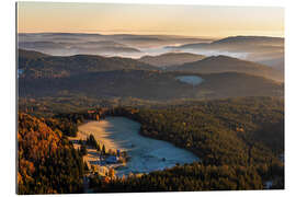 Tableau en plexi-alu View from the Feldberg over the Black Forest
