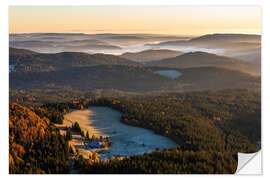 Sticker mural View from the Feldberg over the Black Forest