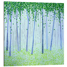 Magnettafel Neblige Wälder