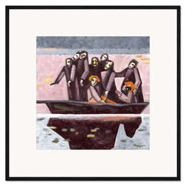Framed art print Peter's fishing trip
