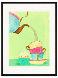 Gerahmter Kunstdruck Nachmittagstee