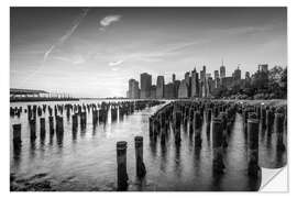 Selvklebende plakat Lower Manhattan skyline