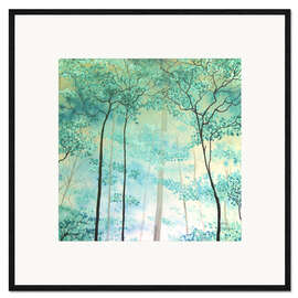 Ingelijste kunstdruk Forest Greeting II