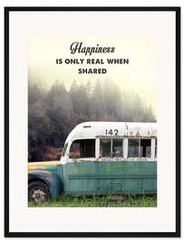 Gerahmter Kunstdruck Into the wild - 2ToastDesign