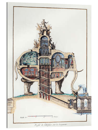 Gallery print Pleasure palace in the form of a colossal elephant