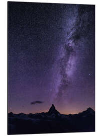 Magnettafel Matterhorn im Licht der Sterne