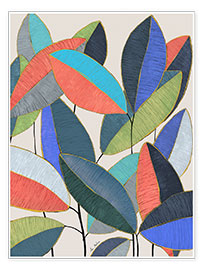 Poster Ficus Blätter