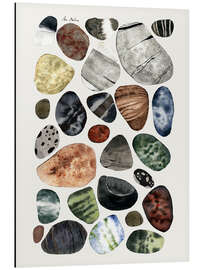 Tableau en aluminium Beach Pebbles