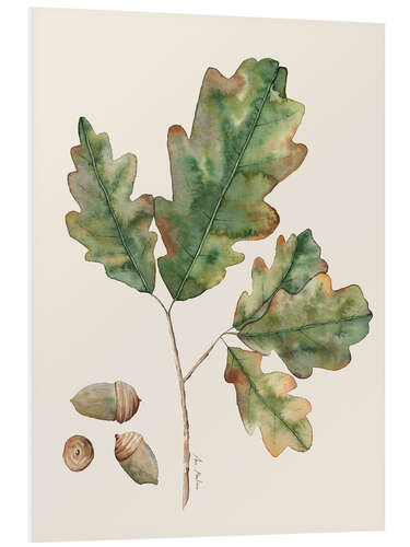 PVC-taulu Oak leaves