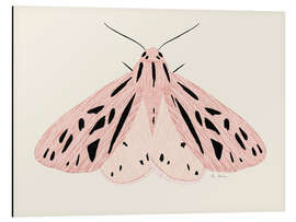 Obraz na aluminium Pink moth