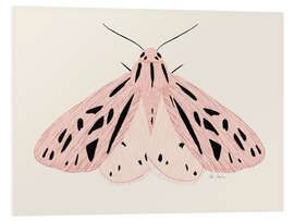 Tableau en PVC Pink moth