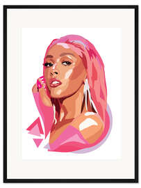 Gerahmter Kunstdruck Doja Cat