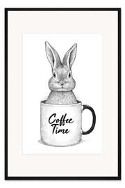 Gerahmter Kunstdruck Coffee time