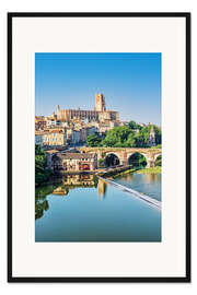 Gerahmter Kunstdruck Albi City