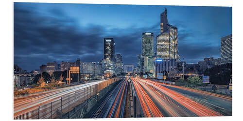 Stampa su PVC La Defense At Dusk