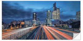 Självhäftande poster La Defense At Dusk